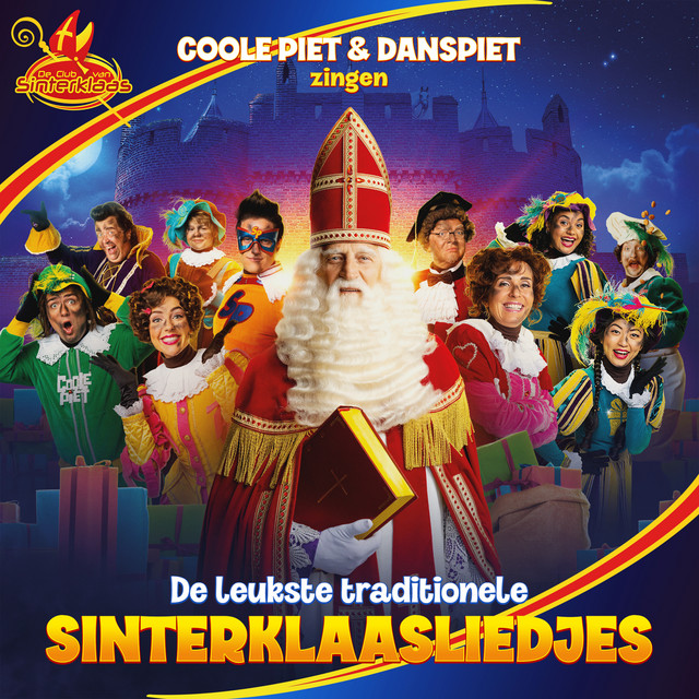 Albumcover – De Leukste Traditionele Sinterklaasliedjes, Deel 1 – De Club van Sinterklaas