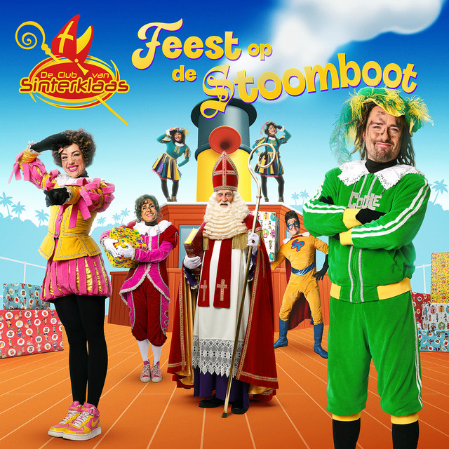 Albumcover – Feest Op de Stoomboot – De Club van Sinterklaas