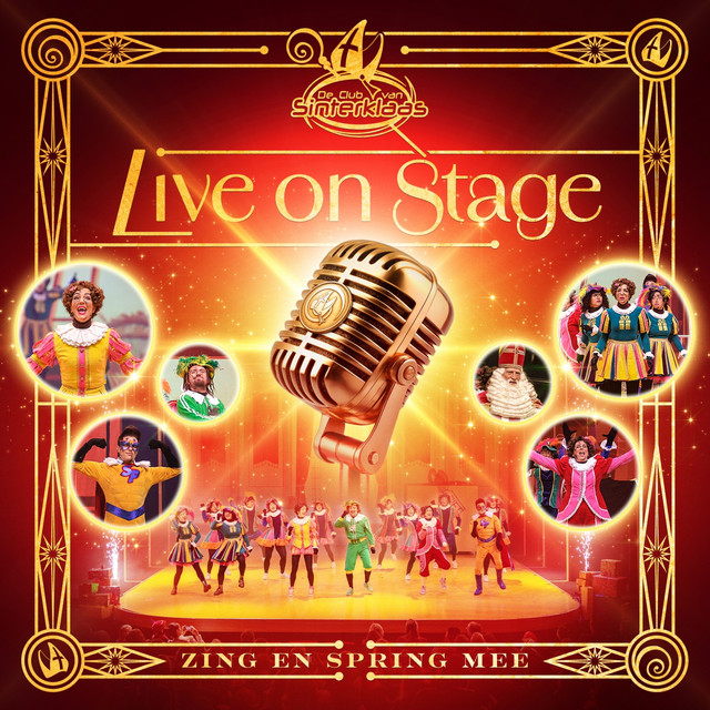 Albumcover – Zing en Spring Mee (Live on Stage) – De Club van Sinterklaas