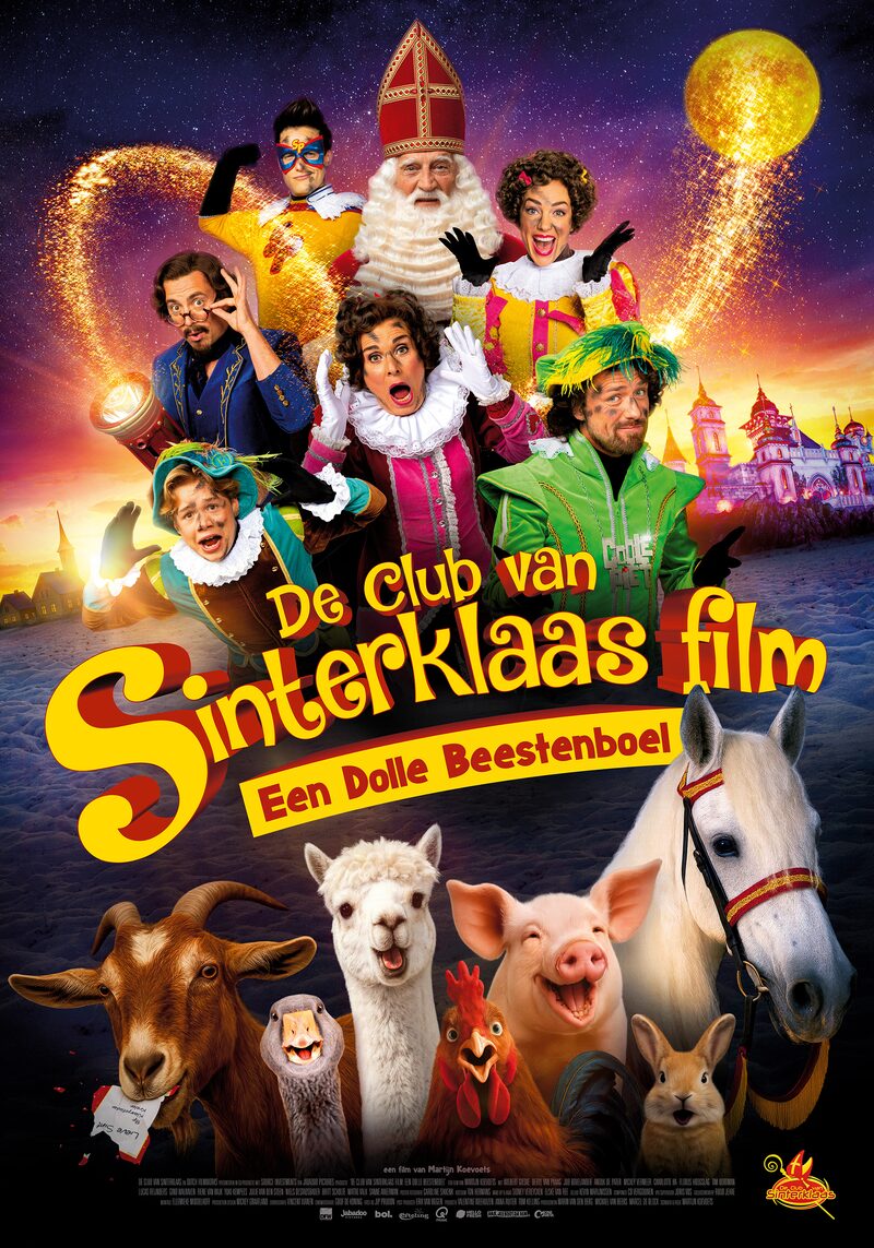 Albumcover – Een Dolle Beestenboel – De Club van Sinterklaas