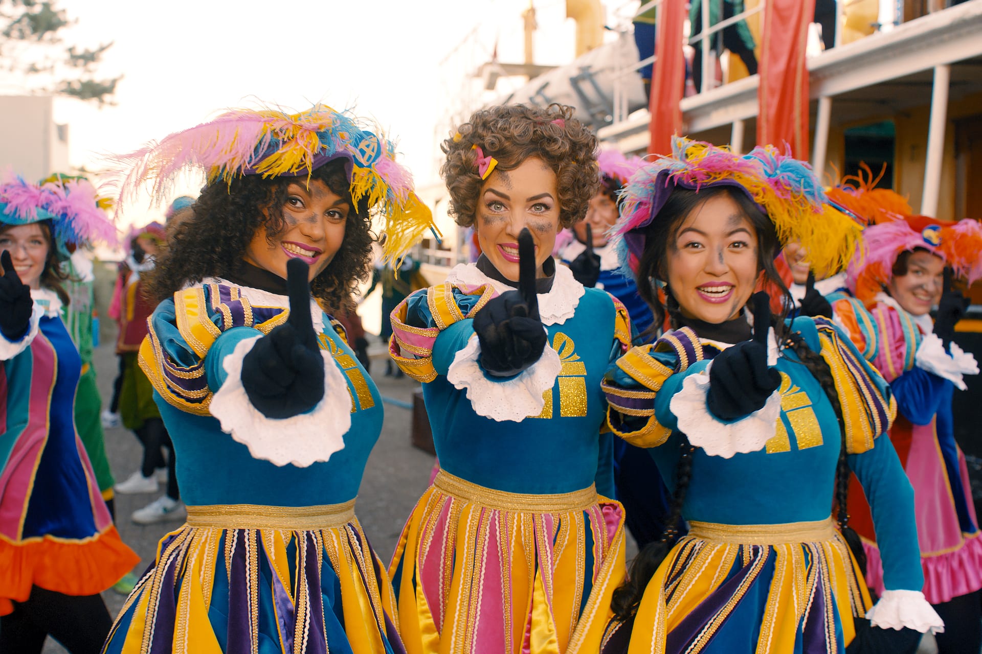 Filmstill 4 uit Sinterklaasfilm 2023 — De Gestrande Stoomboot