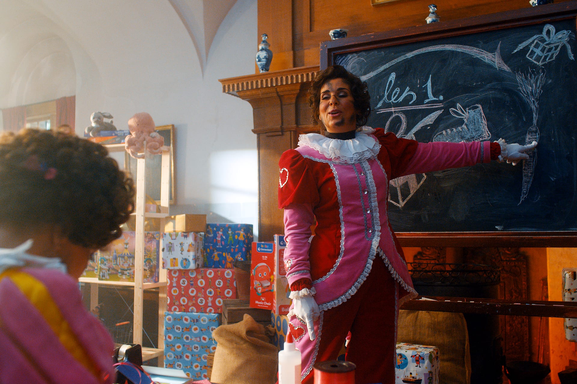 Filmstill 6 uit Sinterklaasfilm 2023 — De Gestrande Stoomboot