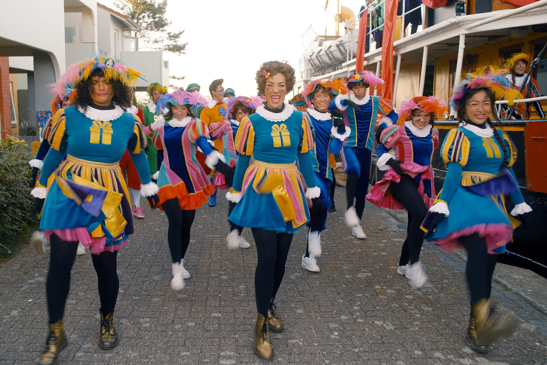 Filmstill 9 uit Sinterklaasfilm 2023 — De Gestrande Stoomboot