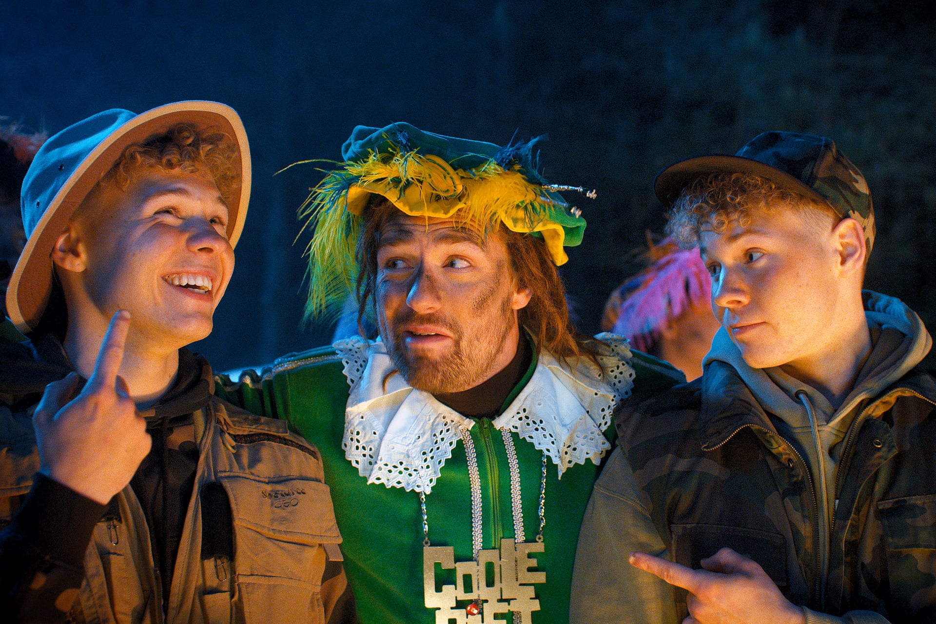 Filmstill 11 uit Sinterklaasfilm 2023 — De Gestrande Stoomboot